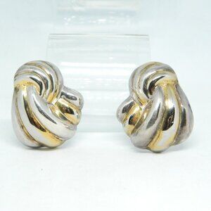 IBB TH .925 Sterling Silver Dual Tone Modernist